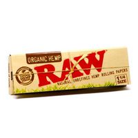 Raw Hemp Papers Organic 1 1/4 50 Leaves Unflavored Pack Of 1