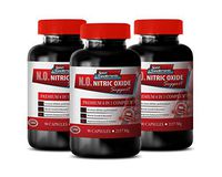 Energy Booster Fat Burner - N.O. 2175 MG - Nitric Oxide Muscle Support - Premium 4 in 1 Complex - Nitric Oxide Enhancement - 3 Bottles 270 Capsules