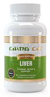 Liver Cleanse, Detox & Support | Potent Formula with Solarplast, Globe Artichoke, Dandelion & Milk Thistle | 60 Veggie Capsules