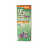 Children's Cetirizine Hydrochloride Oral Solution Allergy Grape Flavor 4 floz