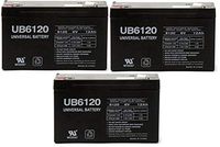 Universal Power Group 6V 12AH SLA Battery Replaces NP10-6 NP12-6 PE6V10 PE6V12-3 Pack