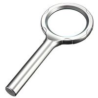 75mm 4X Handheld Magnifier Magnifying Glass with Bright 6 LED Light
