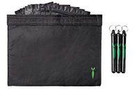 Discreet Smoker Large 11x9 Inch Smell Proof Bags Preroll Tube Doob Tube Odor Resistant Baggies Stash Bag Herb Container