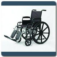 Invacare Economy Wheelchair - Fixed Arm with Swingaway Footrest