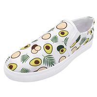 Emimarol Women's Shoes Wild Breathable Lazy Shoes Fashion Quick-Drying Casual Shoes White