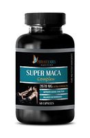Testosterone Booster Natural - Super MACA Complex - Improves Sexual Function - arginine Supplement Sexual - 1 Bottle 60 Capsules