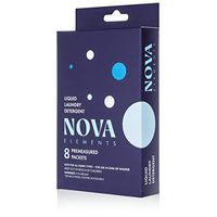 Travel Laundry Detergent by Nova Elements | Small Single Use Packets for Hand Washing Clothes in Hotel Sinks or While Camping (8 Packets))