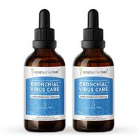 Bronchial Virus Care Alcohol-Free Extract, Tincture, Glycerite Echinacea, Garlic, Umckaloabo, Cayenne, Astragalus, Eleuthero Siberian Ginseng. Lung Congestion Formula (2x4 FL OZ)