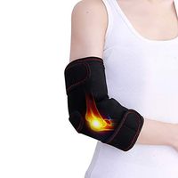 Heated Elbow Brace, Woolala Therapy Heated Elbow Sleeve Heating Elbow Support Pad for Tendonitis, Arthritis, Joint Pain, Sports Injury Recovery