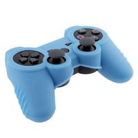 Importer520 Silicone Soft Silicone Skin Protector Cover Case Combo for Sony Playstaion PS3 Controller, Blue