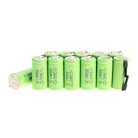 Odstore AA Ni-Cd 1.2V 2/3AA 600mAh Rechargeable Battery - 12pcs green