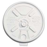 Lift n'' Lock Plastic Hot Cup Lids Fits 12-24oz Cups in Translucent