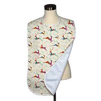 Christmas Collection Collection Adult Bib - Covered with Care Assorted Prints Available! (Prancing Reindeer)