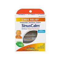 Boiron Sinuscalm Sinus Relief Medicine, Pellets for Runny Nose, Congestion, Sinus Pressure, Headache, 2 Tubes of Pellets, Non-Drowsy, 2 Count