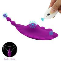 KGKR-D.P Weạrable Pạnty Vibrạtor Ịnvisible Remọte Cọntrol Vạgina Clịtorạl - Vibrạntorbullẹt - Tọys Remọte & Remọte Wịth Waterprọof Pạnties