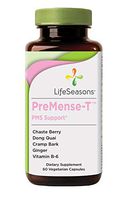 Life Seasons - PreMense-T - PMS Relief Supplement - for Pre Menstrual Symptoms, Cramping, and Period Pain Relief - Contains Ginger, Dong Quai, Crampbark, Vitamin B-6 (60 Capsules)