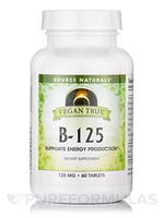 SOURCE NATURALS Vegan True B 125 Mg Tablet, 60 Count