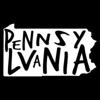 Pennsylvania State Vinyl Decal Sticker | Cars Trucks Vans Walls Windows Laptops Cups | White | 5.5 X 3.1 | KCD1952