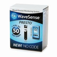AgaMatrix WaveSense Presto Test Strips, 50 Count Box Personal Healthcare / Health Care