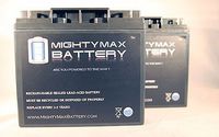 Mighty Max Battery ML18-12 - 12V 18AH Pride Rally Wheelchair Scooter AGM SLA Battery - 2 Pack Brand Product