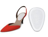 AT Surgical Fresco Pure Gel Self Adhesive Soft Sole Heel Pads, One Pair - Single Size