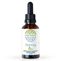 Nutmeg A60 Alcohol Herbal Extract Tincture Organic (Myristica Fragrans) Dried Nut (2 fl oz)