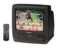 Panasonic PV-C1321 13-Inch TV/VCR Combo, Black