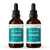 Vira Secret Herbal Extract, Alcohol-Free Tincture, Glycerite Echinacea, Elder, Oregon Grape, Lemon Balm, Cat's Claw, Calendula. Virus/Infection Support 2x4 OZ