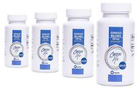 CARSON LIFE Ginkgo Biloba Capsules - 4 Pack, 60 Capsules Each - 500 Mg Supplement for Brain Support, Cognitive Speed, Focus, Energy, Memory & Clarity - Made in The USA