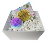 Bridesmaid Proposal Gift Boxes – Girlfriend Gift Box for Mom Best Friend Pre-Assembled with Several Gifts Over White Crinkle Paper - Perfect for Wedding Showers