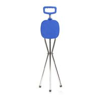 Adjustable Folding Cane Chair Massage Cane Seat Walker Portable Cane Stool Suitable for The Elderly