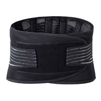 VORCOOL Back Brace Support Belt for Men and Women Adjustable Lumbar Lower Back Support Massage Brace Belt Helps Relieve Lower Back Pain and Stress Size M