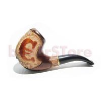 Pear Wood Handcrafted Tobacco Smoking Pipe "EURO" & POUCH GIFT !!!