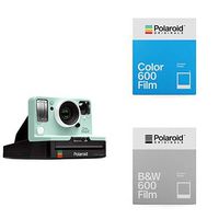 Polaroid Originals OneStep 2 VF Instant Film Cameras, Mint (9007) & Polaroid Originals 4670 Color Film for 600, White & Polaroid Originals 4671 B&W Film for 600, White