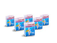 Bandage Junior Size Plastic 3/8 X 1 1/2 100/box - Set of 6