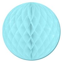 19" Light Blue Honeycomb Ball