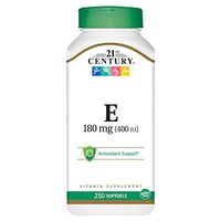 21st Century E 400 I.U. (Dl-Alpha) Softgels, 250-Count