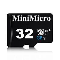 MiniMicro 32GB Class 10 Micro SDXC Memory Card with SD Adapter (32GB)