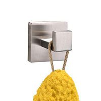 TURS SUS 304 Stainless Steel Coat Hook Towel/Robe Clothes Hook for Bath Kitchen Garage Heavy Duty Wall Mounted (1, Brushed)