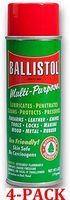 Ballistol Multi-Purpose Oil, Aerosol Spray, 6 oz (Green, 4-Pack)