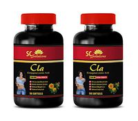 Fat Burner Vitamins for Weight Loss- CLA 2500MG - Extra Strength - cla Safflower Oil for Weight Loss and Belly Fat - 2 Bottles (180 Softgels)