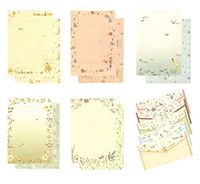 IMagicoo 48 Cute Lovely Writing Stationery Paper Letter Set with 24 Envelope/Envelope Seal Sticker (9)