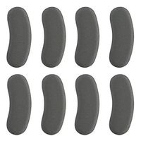 Gjiner 8Pcs/Set Feet Heel Grips Self-Adhesive Heel Cushion Inserts Prevent Heel Slipping Rubbing Blisters Foot Pain and Improve Shoe Fit for Men Women Gray