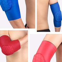 Jlong Elbow Compression Sleeves Support, Protector Anti-Slip Tennis Golfers Elbow Brace for Men and Women