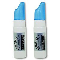 2PCS-Pack Moisturizing Nasal Sprays 70ml - Nasal Spray Bottles - Pharma-Quality Empty Nasal Pump Sprayers - 2.5oz -Snoot Cleanser- Saline Applications,Sinus Rinse Kit Dispenses for Nose Clean