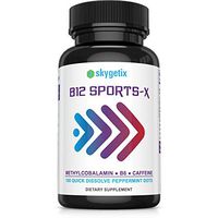 Instant Focus for Energy and Success - Sublingual Caffeine, Methyl B and B6 for Sublime Mental Clarity and Endurance for Study, Work, Training, Competitions and Life; Peppermint Supplements Pills