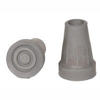 PCP Crutch Tip Replacement, Grey, Large