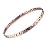 Elegant 38 Germanium Magnetic Therapy Necklace Stainless Steel Magnetic Necklace Pain Stress Relief for Neck Arthritis Migraine