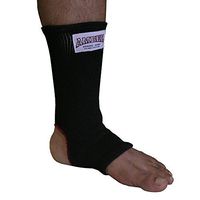 Amber Fight Gear Ankle Wraps Black/Red Large