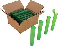 Transparent Green Pre-Roll Tubes - 109mm - King Size - #PRT109TG - Set of 25